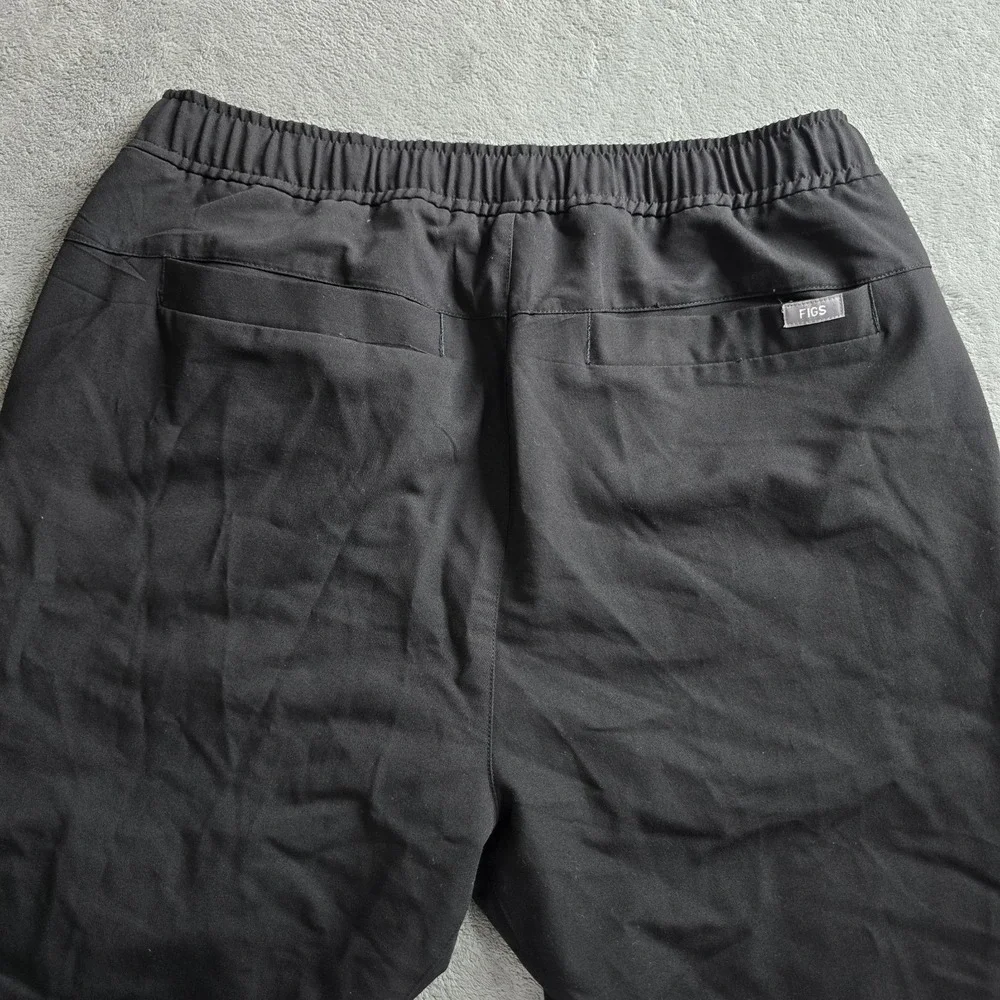 Figs Scrub Pants Mens Large Black Tansen Casual 30.5
